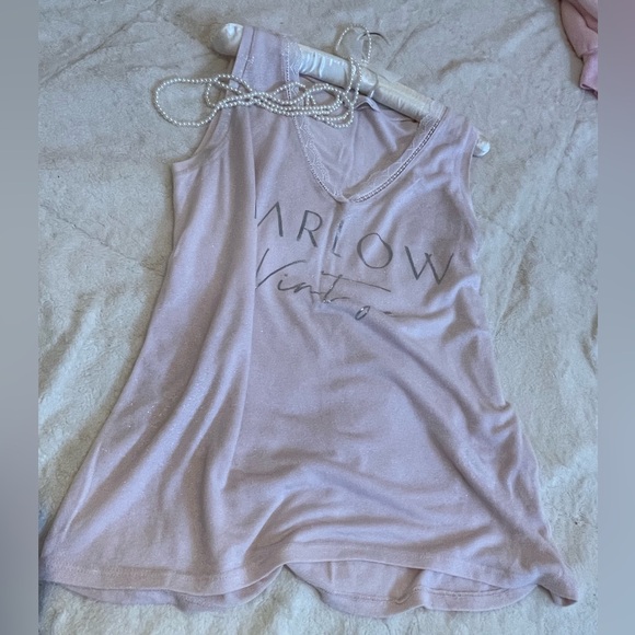 🪄🩰 HARLOW VINTAGE🩰✨Light Pink Tank Top - Picture 3 of 5